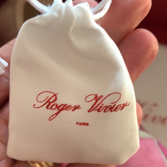 BNIB Handcrafted Pink Tan Suede ColourBlock RARE Prismick by Roger Vivier Paris - Picture 5 of 12